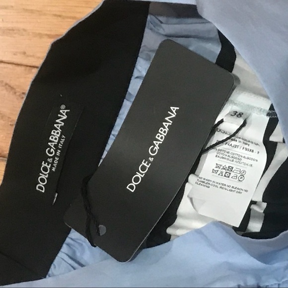 Dolce & Gabbana Striped Pleated Skirt - Picture 6 of 8